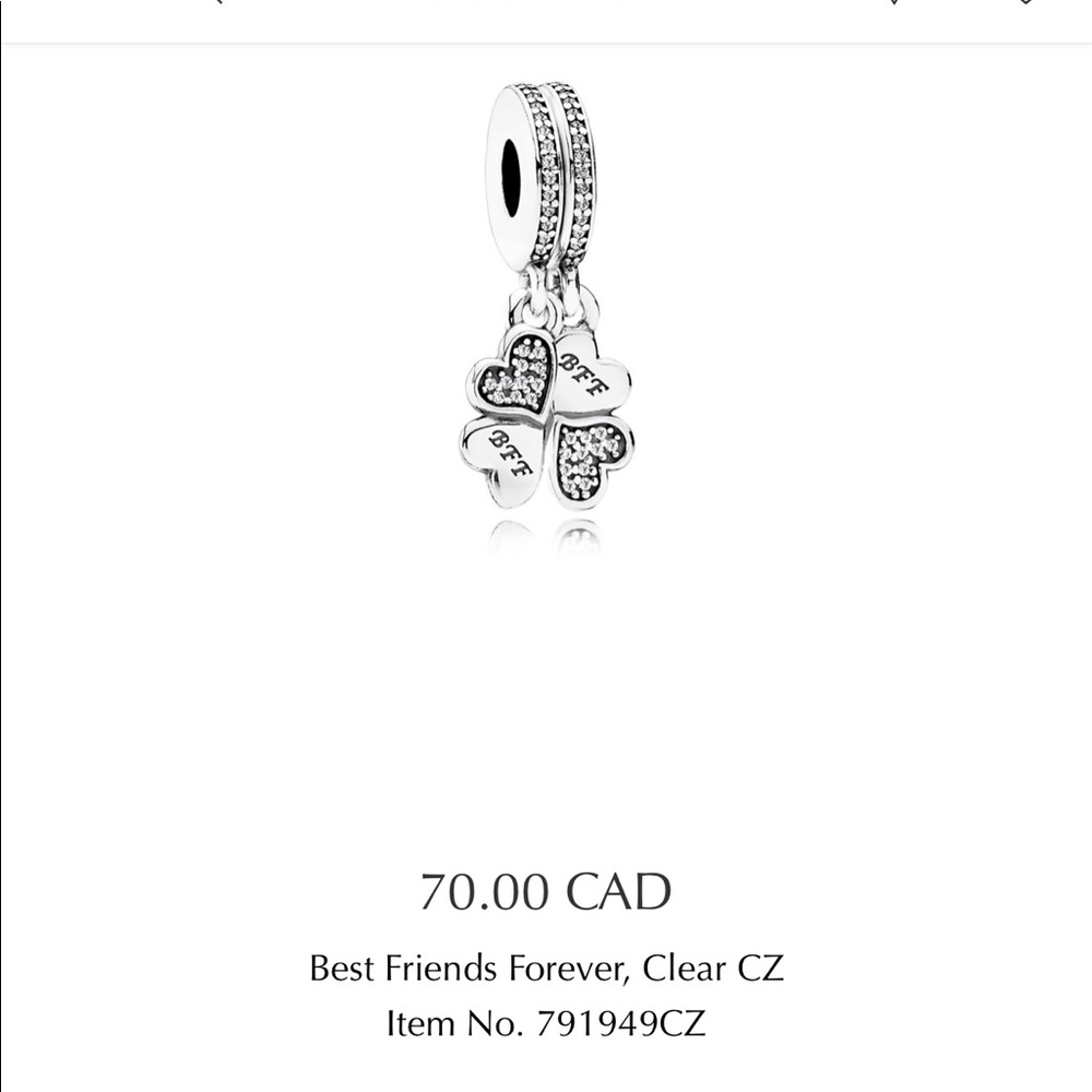 Pandora BFF charm